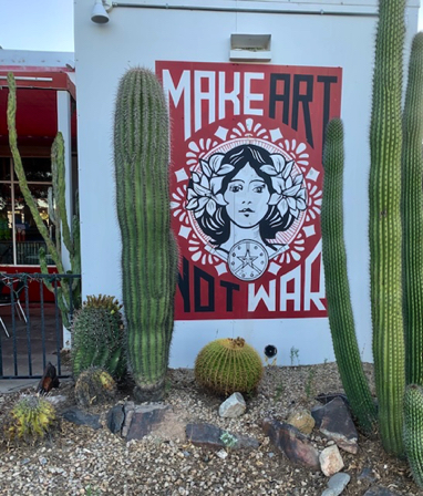 Oct 30 - Earl's "Make Art Not War" Oct 30 - Earl's "Make Art Not War"